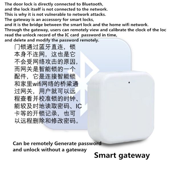 Smart Door Lock G2  Wifi BLE Ttlock Gateway