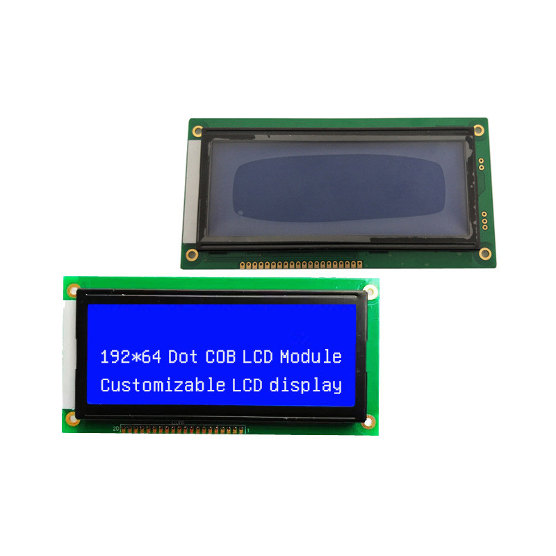 4.3-дюймовый STN Синий LCD дисплейный модуль, 192x64 точки Управляющий ИК KS0107/KS0108