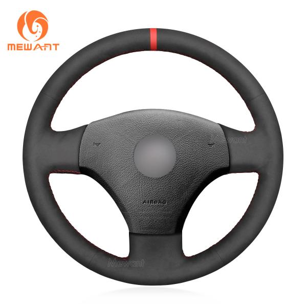 Glossy Red Carbo Fiber Design Style Steering Wheel Cover Wrap for Honda Civic 11