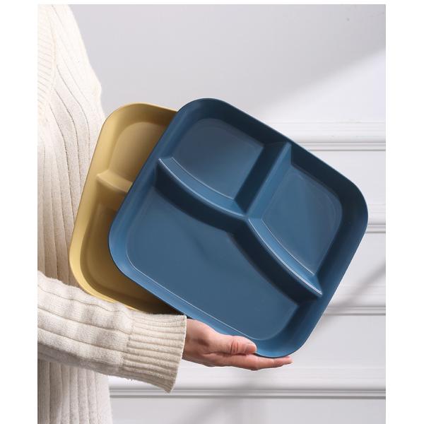 Многоразовый 3-комплектный обеденный столик БПА-беспроводный микроволновый посудомоечный автомат безопасный пшеничный волокно PP