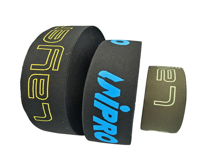 Изготовленным на заказ Webbing бренда сплетенный жаккардом эластичный на нижнее белье 2 дюйма