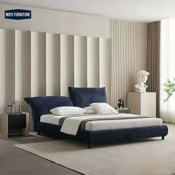 Bed Room Furniture Home Furniture Modern Luxury King Size Queen Double Bed MOYI Big Dable Queen Super Frame Set