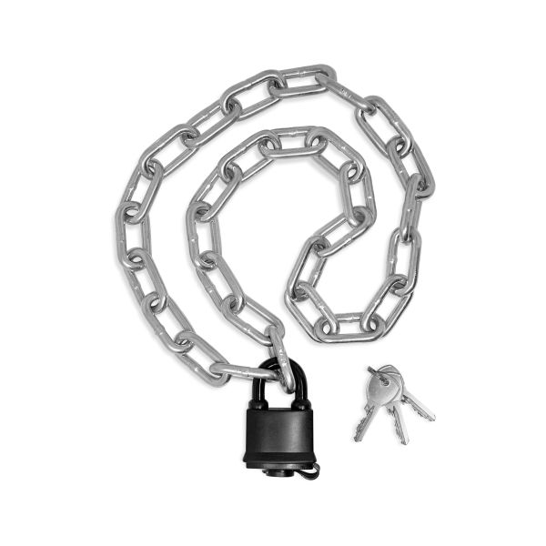 Best Selling Rarlux Model 2325 8mm Durable Security Hardened Anti-Theft Iron Motorcycle Padlock Waterproof Key Unlock High