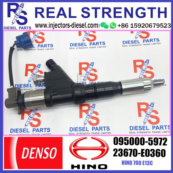 injetor comum 095000-5990 do trilho 9709500-599 23910-1410 23670-E0311 para Hino injetor de 500 séries
