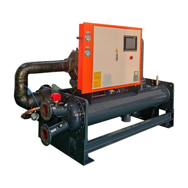 R410A Water Cooled Screw Compressor Chiller 220V ~ 415V Screw Type Water Chiller