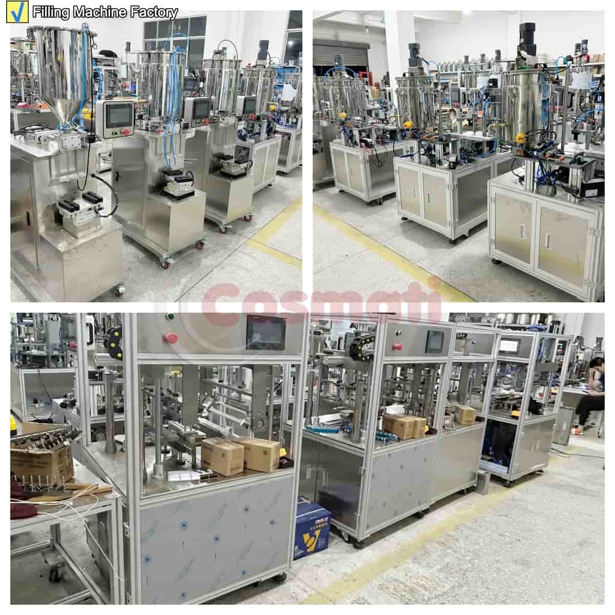 Fully automatic aluminum cap screwing machine