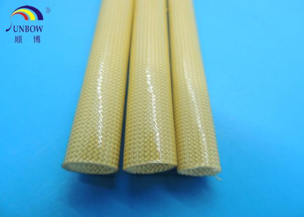 Flexible Braid Fiberglass Sleeving with PU coated for Heating Equipments