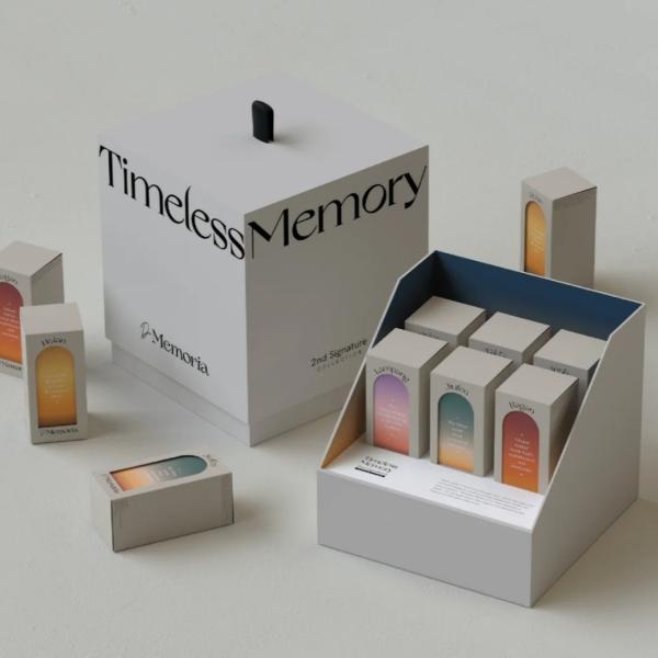 Impressão a cores personalizada cosméticos produtos de cuidados da pele batom perfume caixa de embalagem de amostras