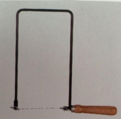 U-shank Tile Saw Frame With Wooden Grip (Code: AT-114)