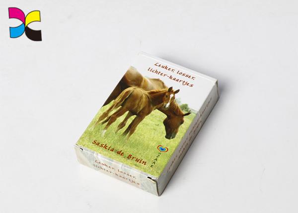Playing Card Printing Services Two Side Glossy Art Paper 200gsm Eco Friendly