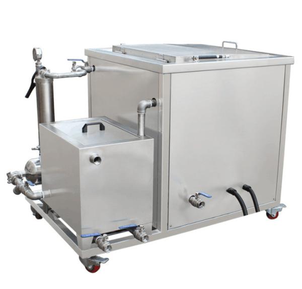líquido de limpeza ultrassônico industrial da válvula de dreno de 1 polegada, equipamento da limpeza 540L ultrassônica