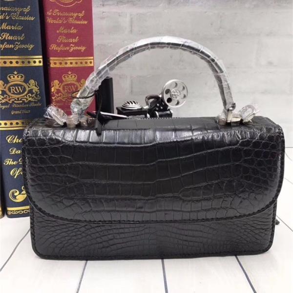 Authentic Crocodile Belly Skin Lady Small Purse Female CHIC Handbag Genuine Alligator Leather Women Cross Shoulder Bag