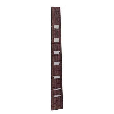 Fretboard de guitarra de madeira de rosa Arycle incrustado com marcadores de frete trapezoides