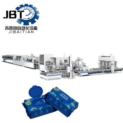 15kW Wet Wipe Production Line High Productivity Z Fold Minimal Air Consumption 0.6-0.8MPa