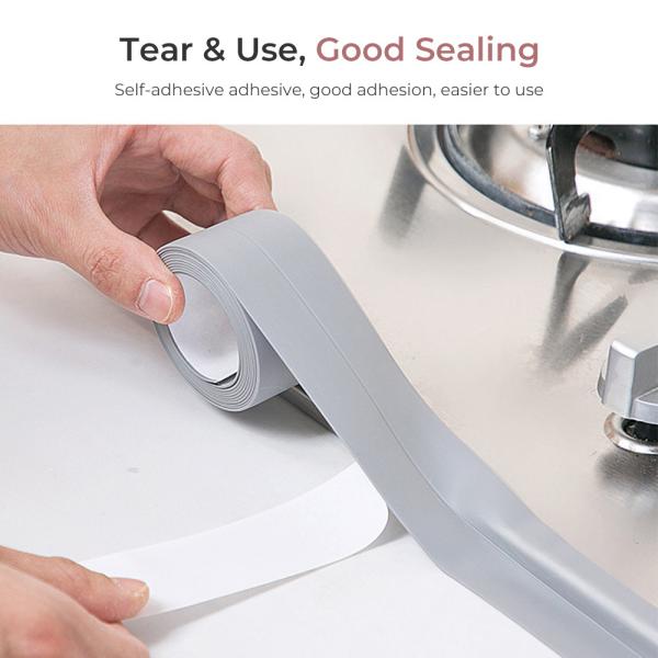 Mildew Resistant PVC Nano Bath Shower Sealant Tape 5m/Roll