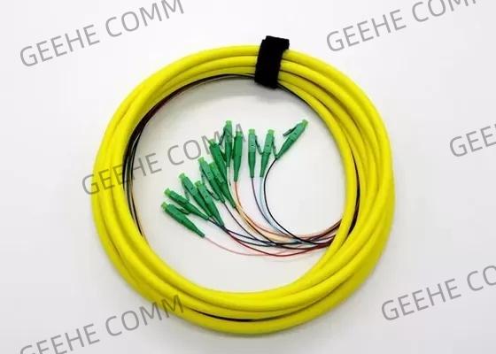 12 tresse optique standard de fibre du support OS2 LC RPA 9/125μm