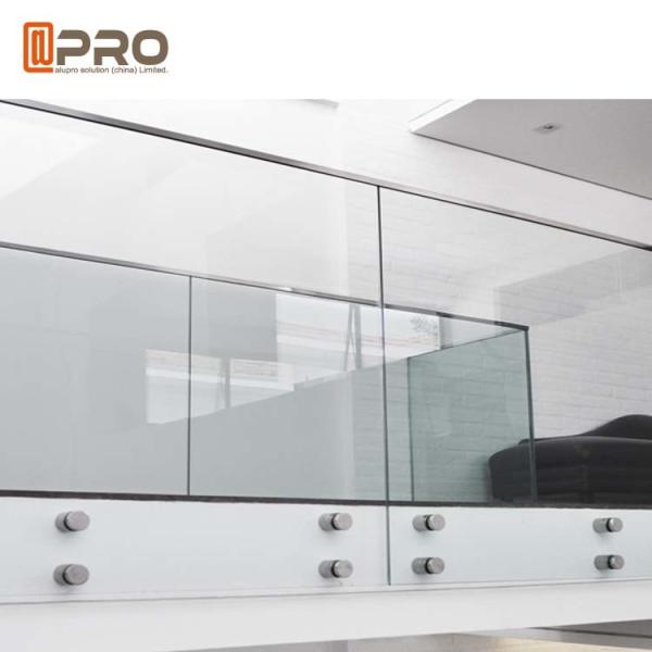 Glass swimming Pool Fence Spigots 0.3mm frameless Aluminum Balustrade
