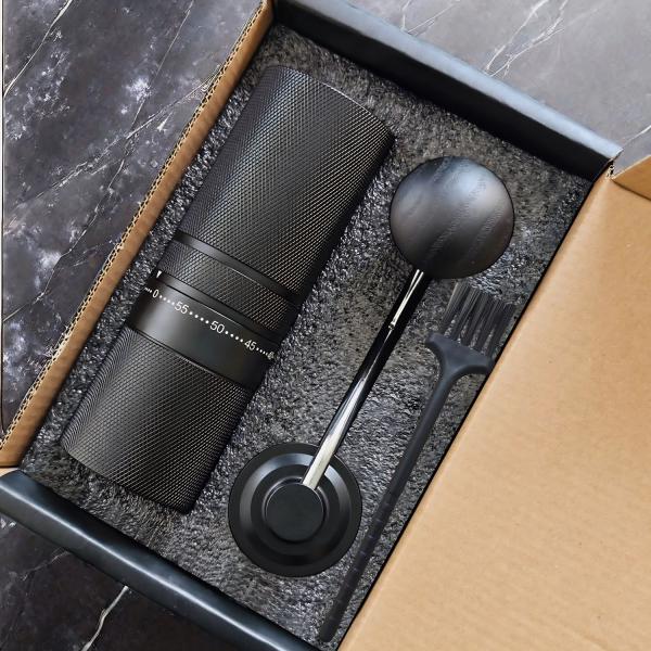 C2 Manual Coffee Grinder Ceramic Conical Burr and 25g Capacity for Modern Kitchen