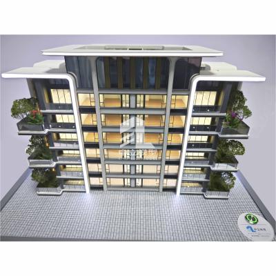 Residential 1:100 Scale Buildings With Lighting Landscaping Models Architectural