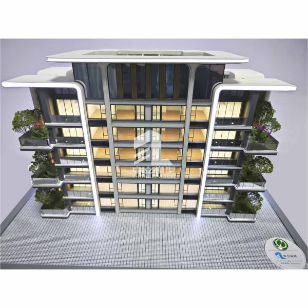 Residential 1:100 Scale Buildings With Lighting Landscaping Models Architectural