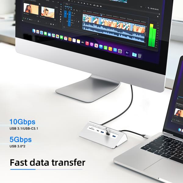 Subosen Manufacture 14 In 1 Type-c USB C 1G Inthernet 4K HDMI Desk Docking Station