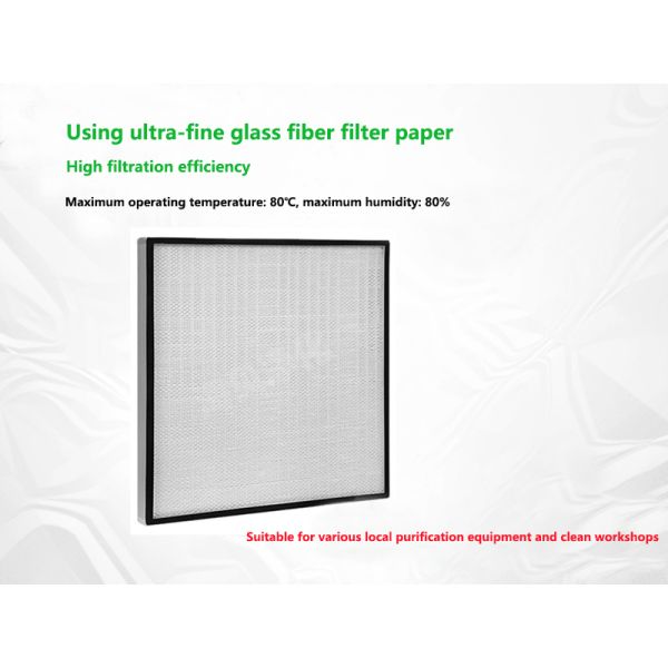 High Efficiency Mini Pleat HEPA Filter Air Purifier For Air Conditioner