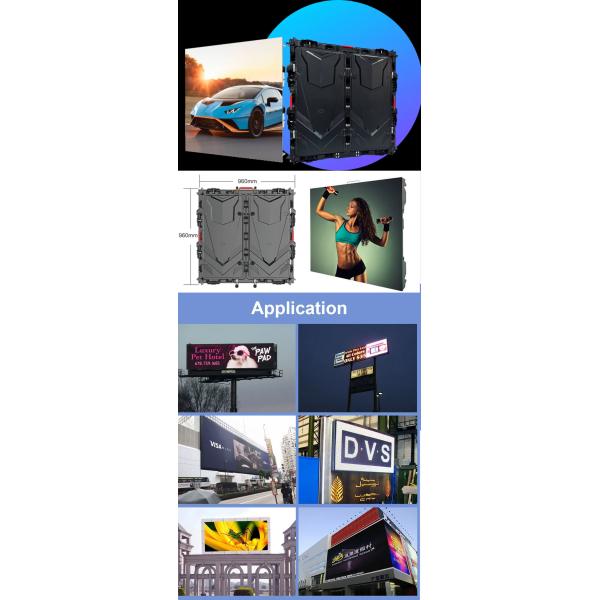 HD Full Color High Brightness Large Outdoor Video Display Energy Saving P8 P10