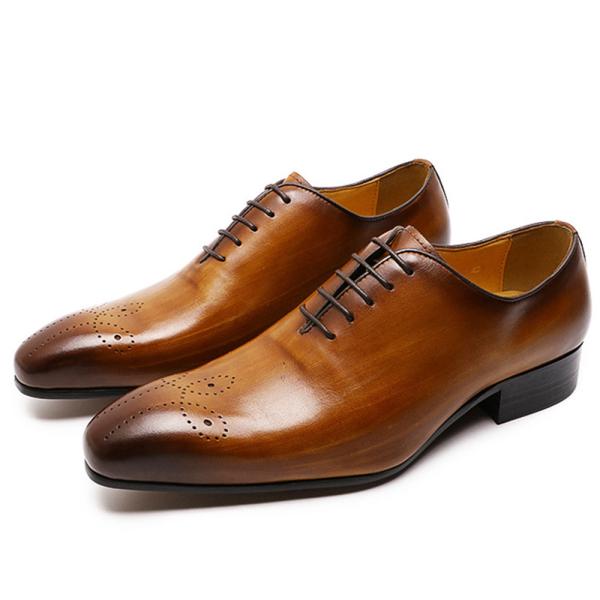 Retro Vintage Homem Calçados de Couro, Homem Calçados de Couro Brogue