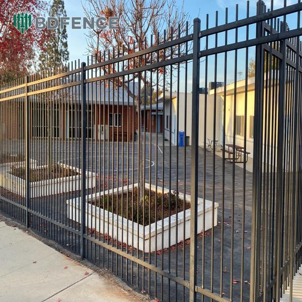 1.8m UV-Stabilized Tubular Security Fencing Sunbelt Approved