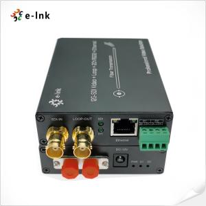 ギガビットのイーサネットの繊維のコンバーター2Ch後方RS485への12G SDI