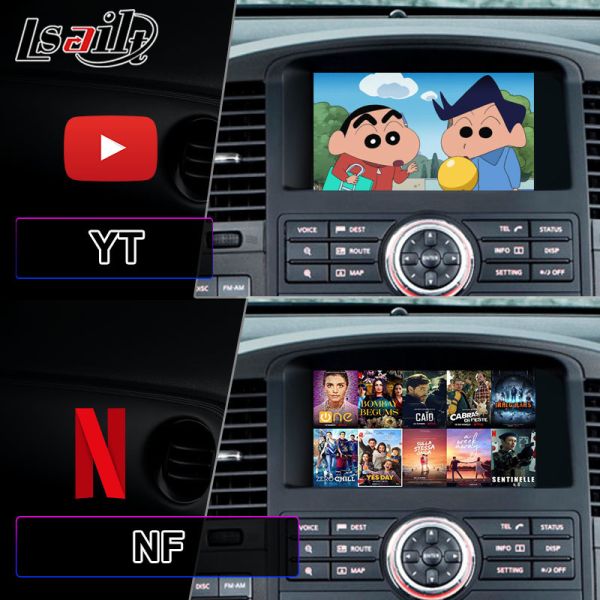 Android Carplay Interface for Infiniti G37 With GPS Navigation Android Auto NetFlix