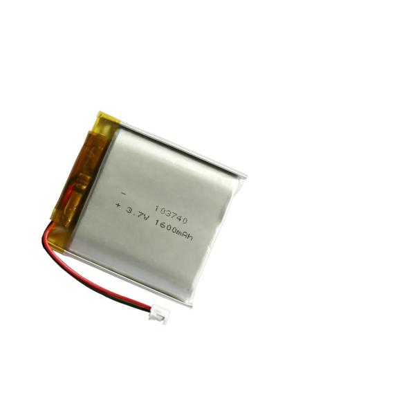 1600mAh 3.7V Lithium Polymer Battery Pack with 500 Cycles Life for Medical Devices