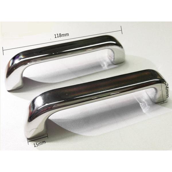 96mm T Bar Plastic Cupboard Handles Durable Chrome Plated ABS Furniture Fittings Simple Kitchen Dresser Knobs