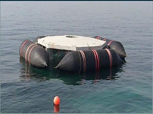 Подъем длины 8m резиновый морской кладет пловучесть в мешки воздушной подушки морского спасения имущества высокую