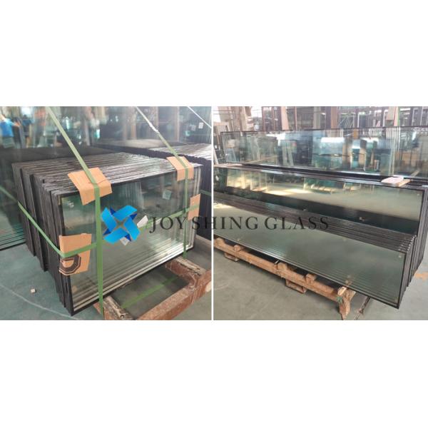 Different sizes of clear tempered insulated glass Настраиваемое прозрачное закаленное изоляционное стекло для фасада шторы
