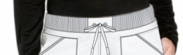 Double Pockets With Two Openings Pants Nurse Medical Uniforms Antimicrobial Wrinkle-free