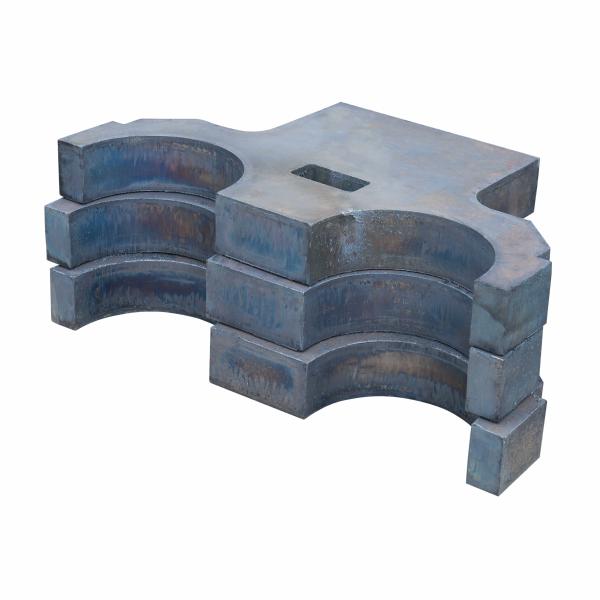 Carbon Steel Plate Customized Flame Cutting Mechanical Equipment Parts For Steel