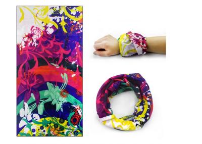 Soft Absorb Sweat  Tubular Headwear 100% Microfiber Polyester Color Optional