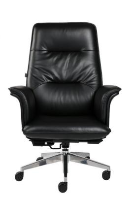 Chaise de bureau en cuir véritable de mousse de Moded, 360d chaise de roulement en cuir DIOUS