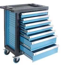 Metal Drawer Filing Cabinet 7 Drawers Tool Trolley Cabinet