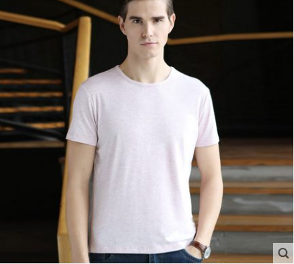 2019 New Design Adults Bamboo And Cotton T Shirts Casual Style Breathable