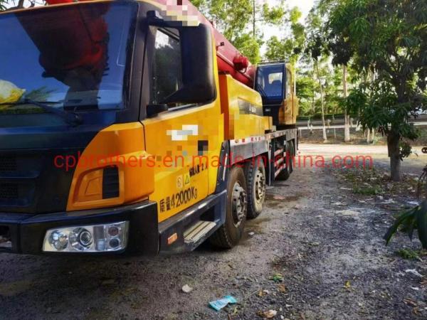 50 tonnes Cran hydraulique pour camions Machinette de levage hauteur de levage maximale 40m Performance