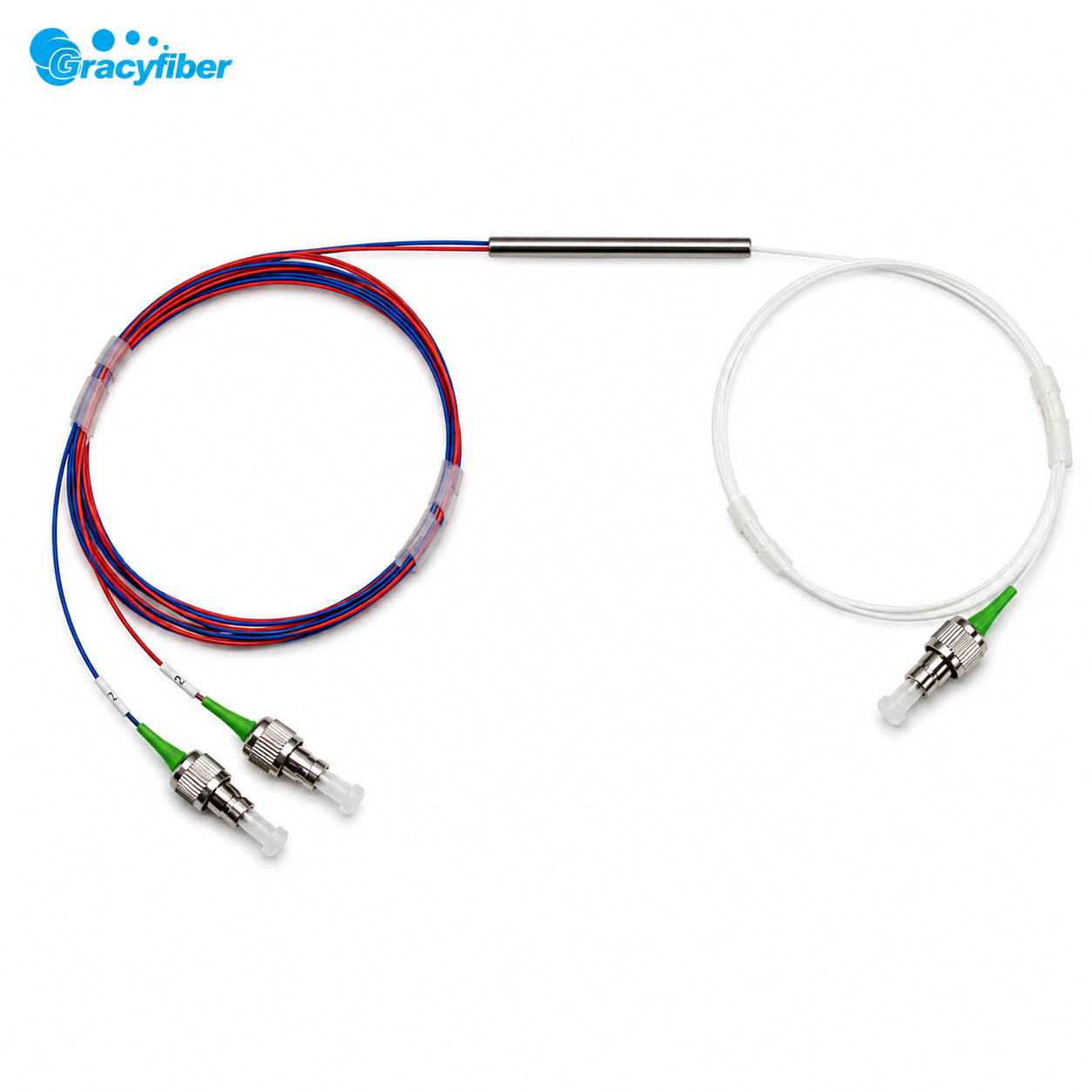 Polarization Maintaining Fiber Optic Coupler 1x2 2x2 FBT Splitter 1310nm 1550nm