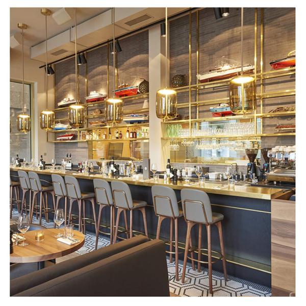 Decorative D30*14.5CM Kitchen Glass Modern Pendant Light