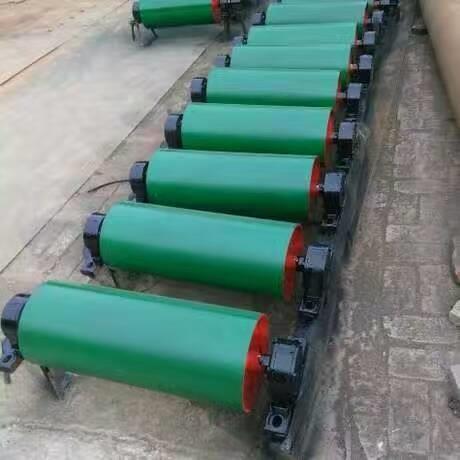 BV 3000mm Ceramic Lagging Conveyor Pulley Q245 Multi Labyrinth Seal