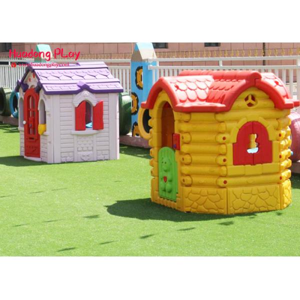 Amusement Park Games Plastic Outdoor Fairytale Cottage Playhouse Eco Friendly 135x125x135