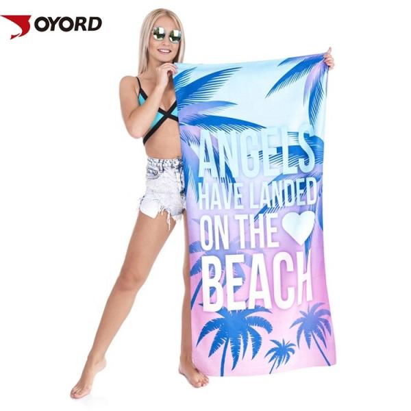OEM ODM Service Sublimated Beach Towels Adults Size 3D Presonal Customized Pattern