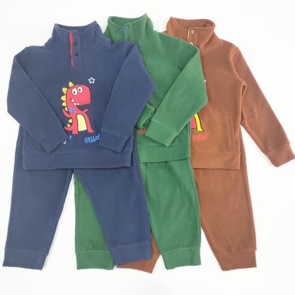 Kids Trendy Clothes Spring Fashion Custom Children Clothing Sets with Cartoon Pattern