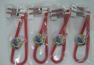 Famous toothpaste brand hot sales red logo printing napkin clip holder as promotional gift