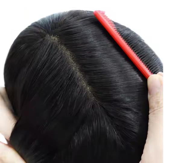 Lace Top Wig Ready To Ship long hair European Virgin Hair For White Women Alopecia Hair Loss Medical Wigs